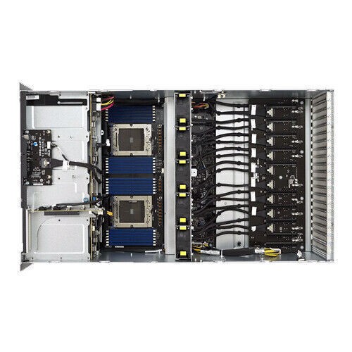 ASUS ESC8000A-E12 8XGPU Server Support EPYC 9004 CPU 8X3.5″(4XNVME) 4X3000W