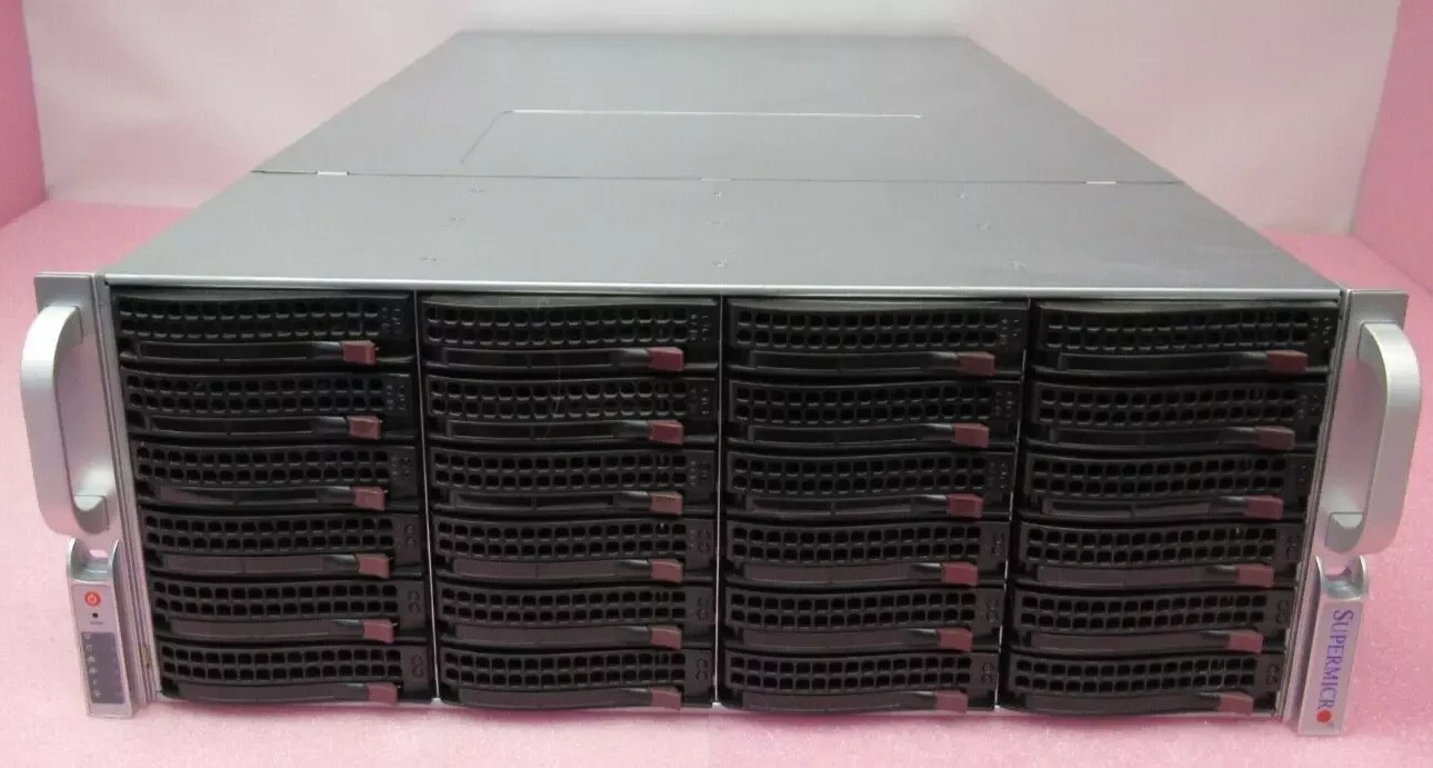 Supermicro CSE-847 X10DRi-T4+ Xeon E5-2600v3/v4 36 x 3.5″ Bay 4U Storage Server