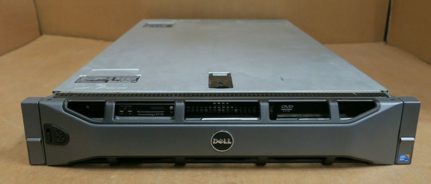 Dell PowerEdge R710 2 x Intel Xeon X5650 2.66GHz 24GB RAM 2x 1TB 3x 300GB Server