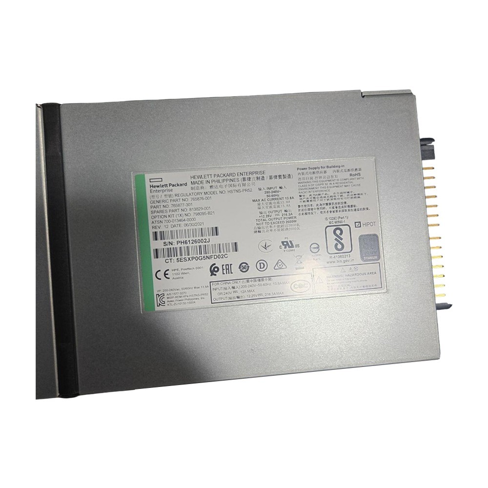 HPE Synergy 12000 Frame G10 + 5x Synergy 480 Gen10 Nodes Compute Blades Module