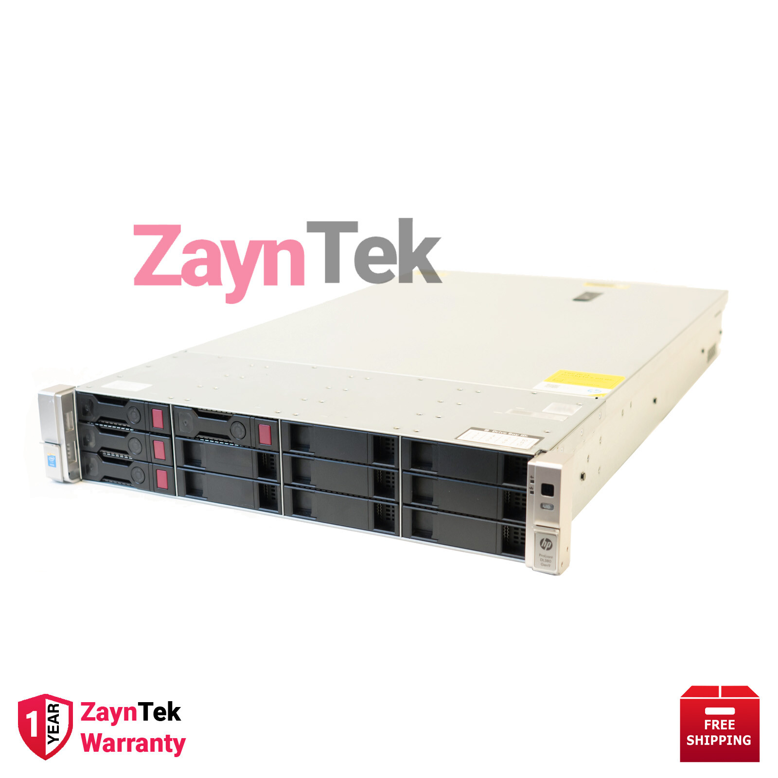 HPE PROLIANT DL380 GEN9 12LFF RACKSERVER 128GBDDR4 2xE52630v3 NEW HPE 12TB HDD