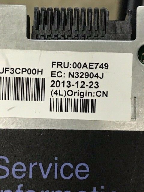 IBM HS23 BLADES WITH 128GB RAM , 2 X E5-2620 V2 @ 2.1GHz CPU’S , P/N: 00AE749