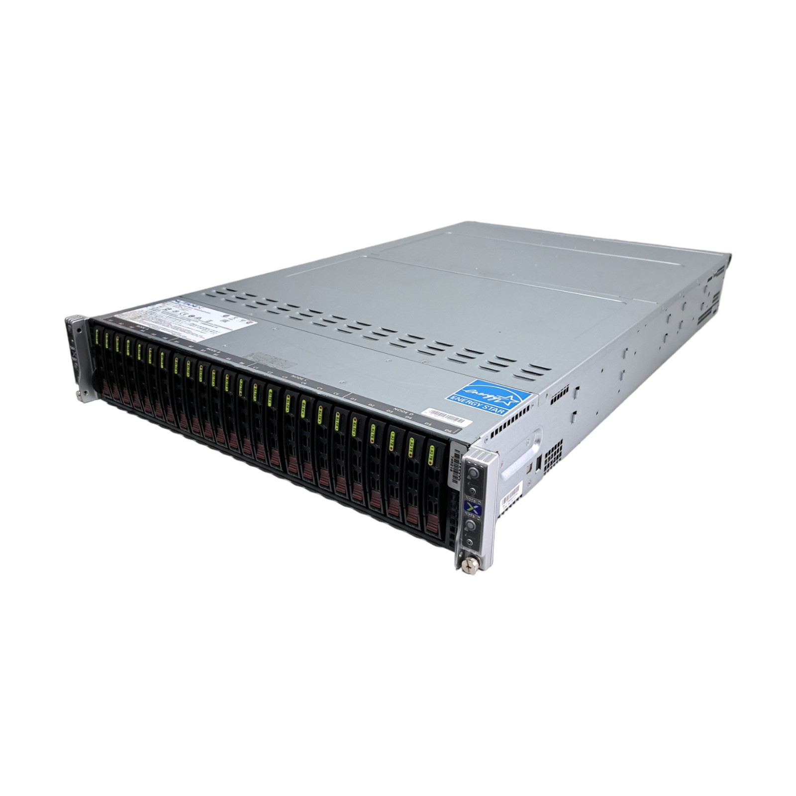Supermicro 2028TP-HC0R X10DRT-P 3008 SAS-3 24X SFF Quad 4-Node Rack Server