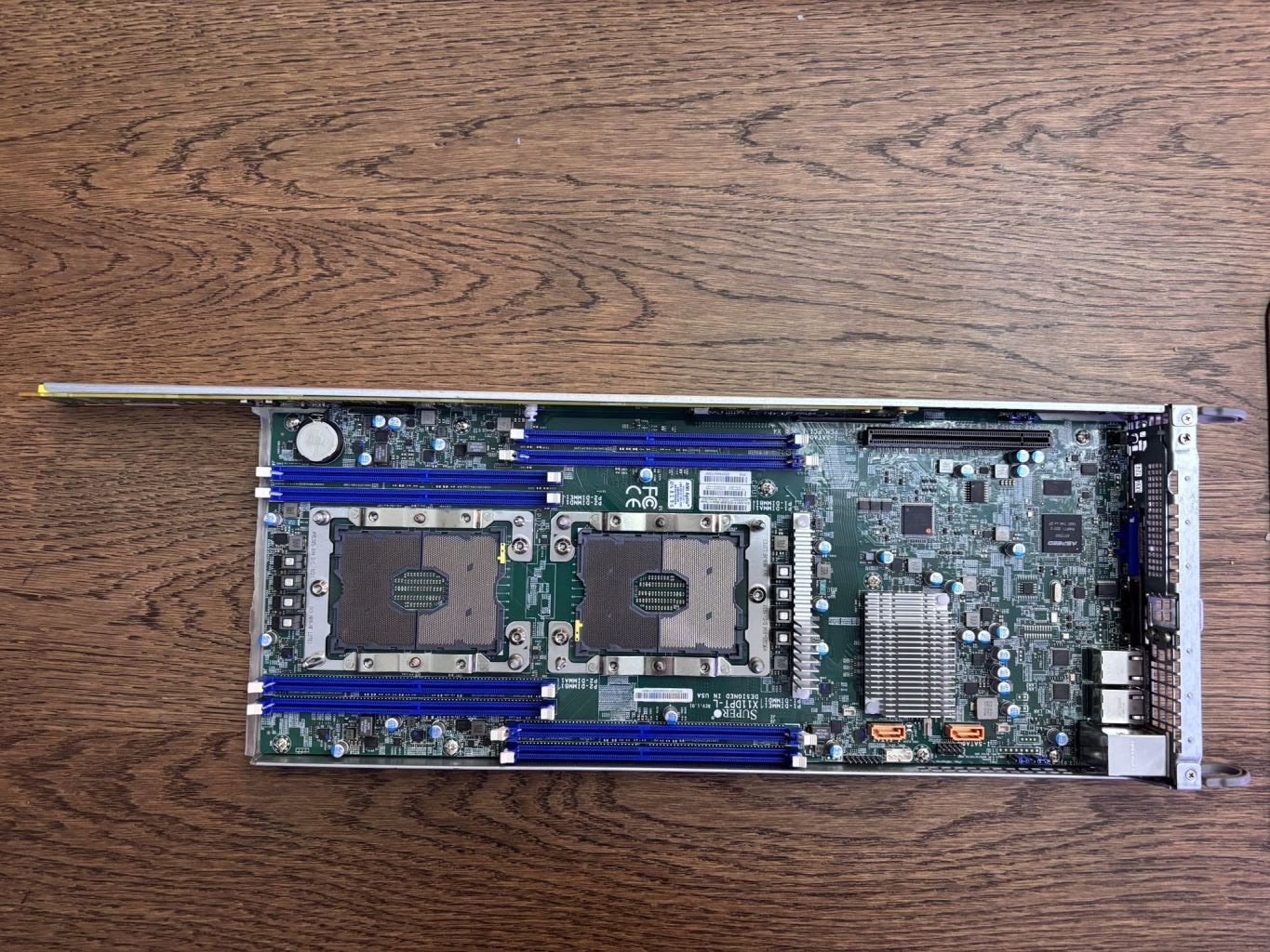 Supermicro x11DPT-L compute node with M.2 Riser, No Heatsink, No RAM, No CPU