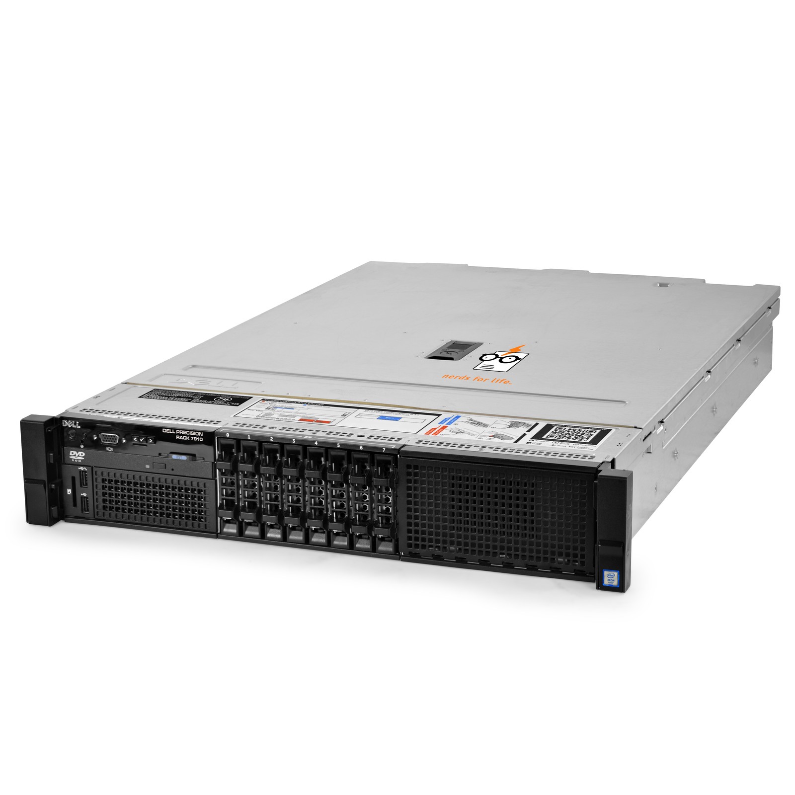 Dell Precision 7910 8-Bay SFF Rack Server 2.60Ghz 8-Core 64GB RAM + 8x Caddies
