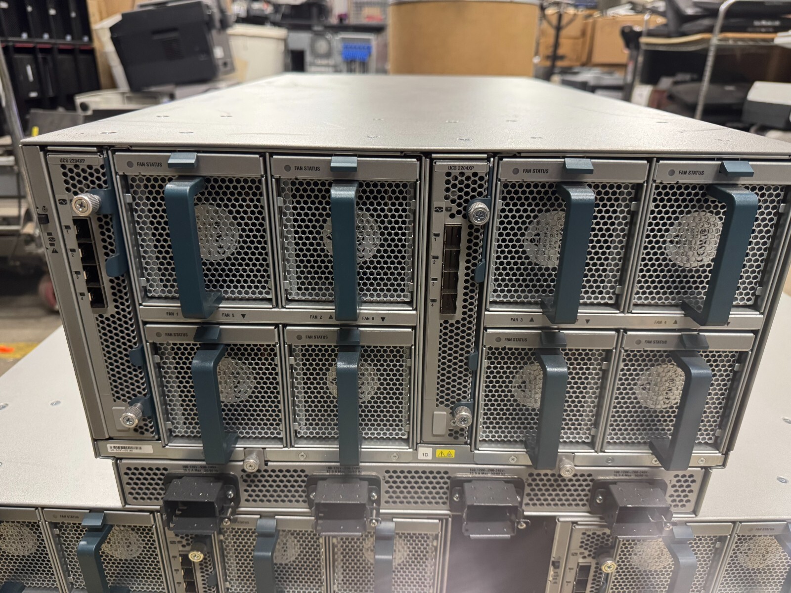 3x Cisco UCS 5108 Blade Server Chassis Enclosure 12x PSU 24x Fans 6x Fabric