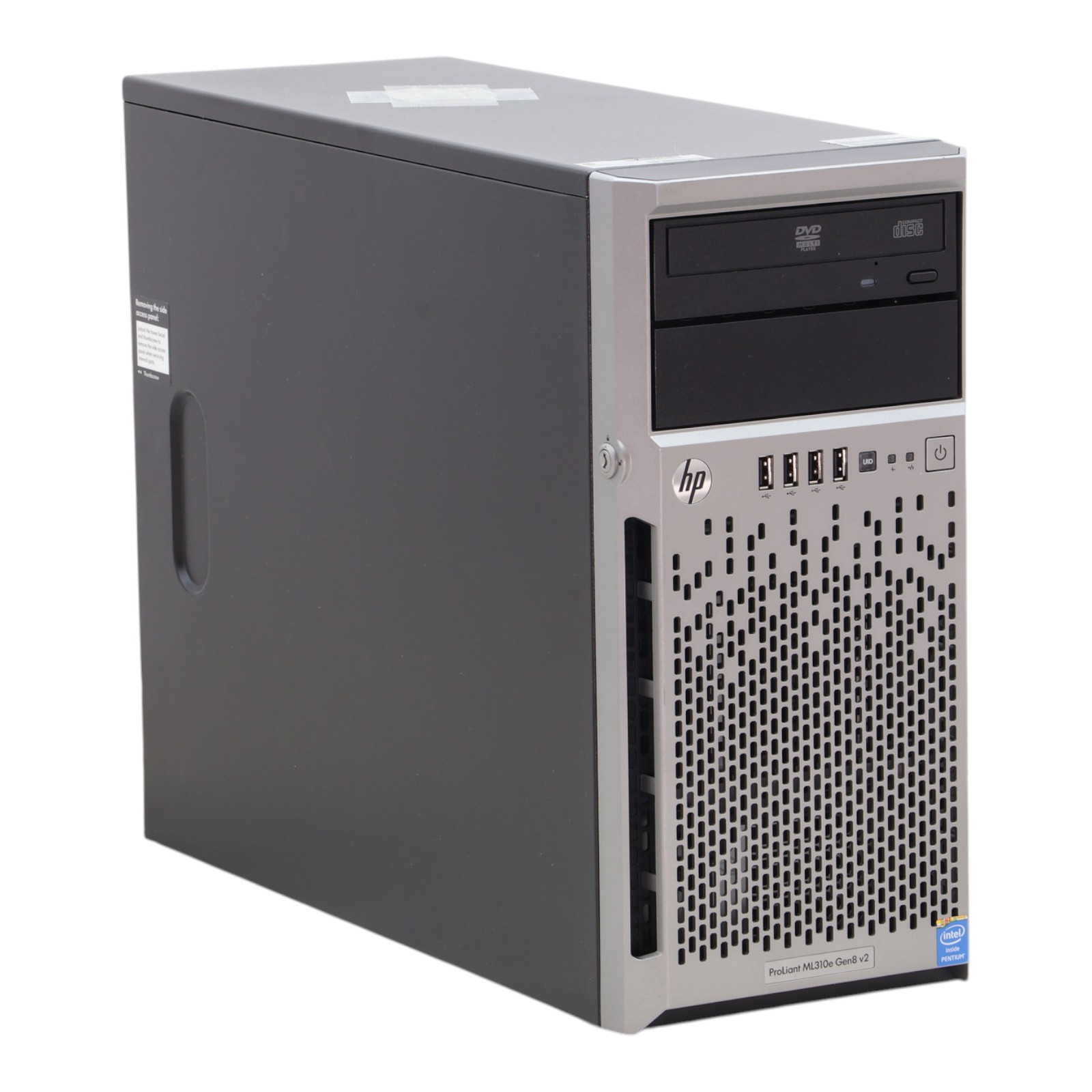 HP ProLiant ML310e G8 Pentium G3240 8GB P222 2x 600GB HDD 4x LFF 2x PSU Servers