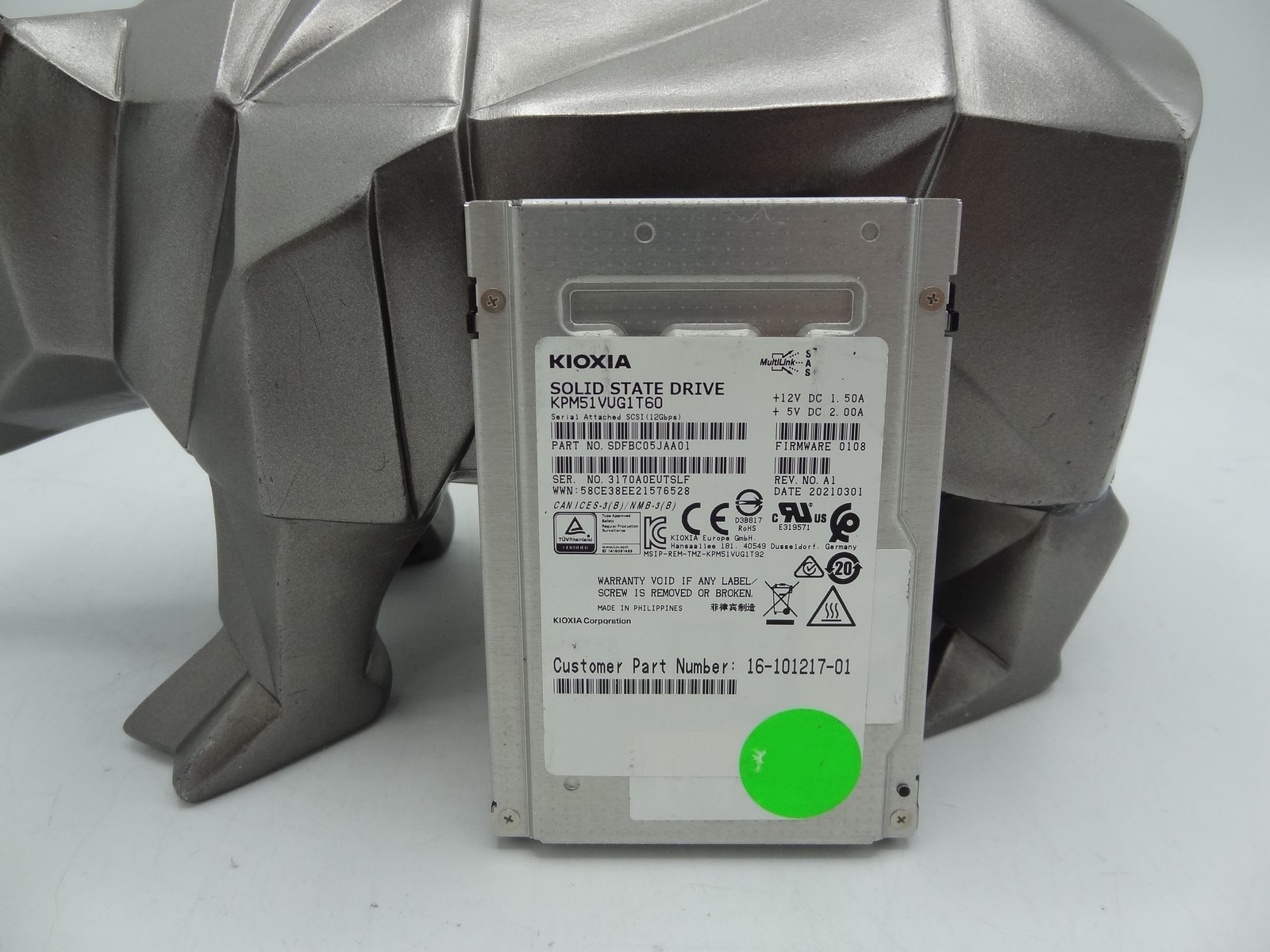 16-101217-01 CISCO 1.6TB 2.5IN SAS SSD (12GBPS)