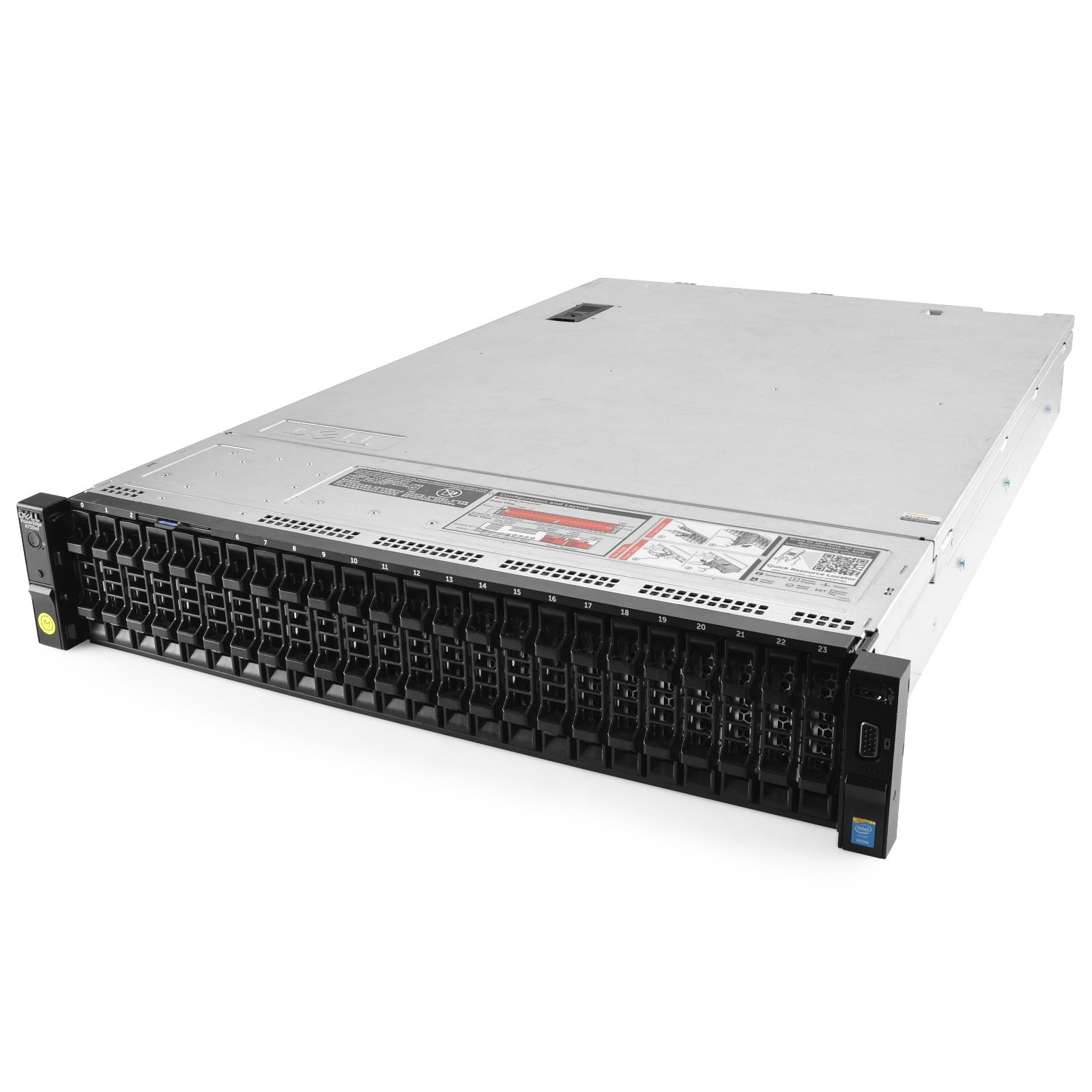 Dell PowerEdge R730xd Server 24B SFF 3.40Ghz 12-Core 64GB RAM + 11TB HDDs Rails