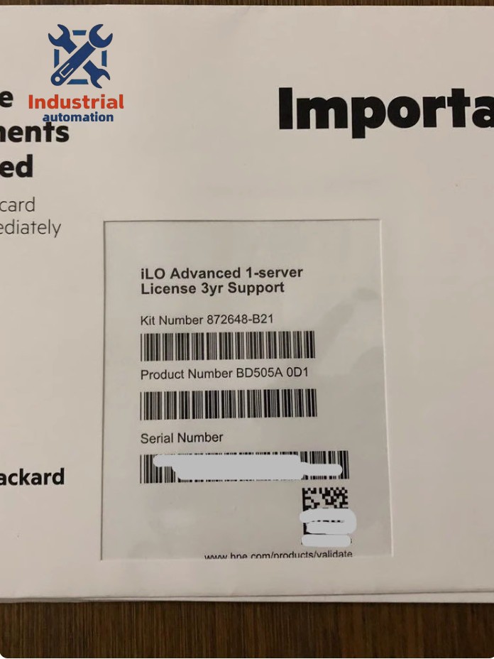New HPE iLO Advanced 1-Server License 3yr BD505A 872648-B21 Envelope delivery