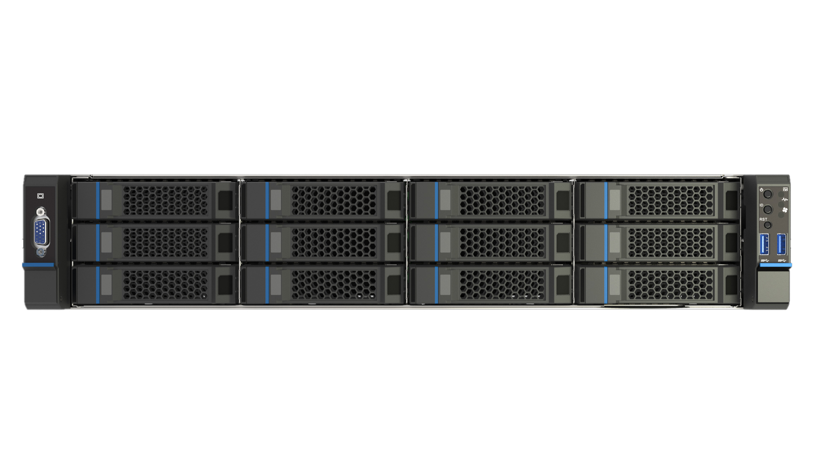 Inventec Horsea 12X3.5″(12x NVME) Server/2X EPYC 7T83 CPU 64C/1T RAM/10G NIC