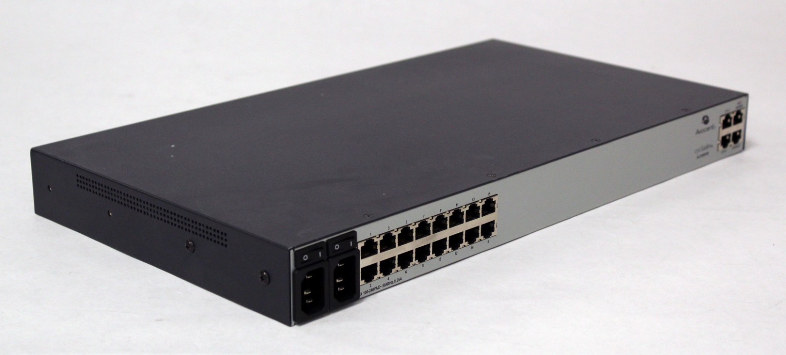 Avocent ACS6016MDAC 16 Port Console Server w/ Dual Power Supply, Built-in Modem.