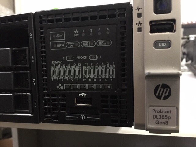 HP PROLIANT DL385p G8 2X AMD Opteron 6284 SE 2.70Ghz 64GB Memory no HDD DVDRW