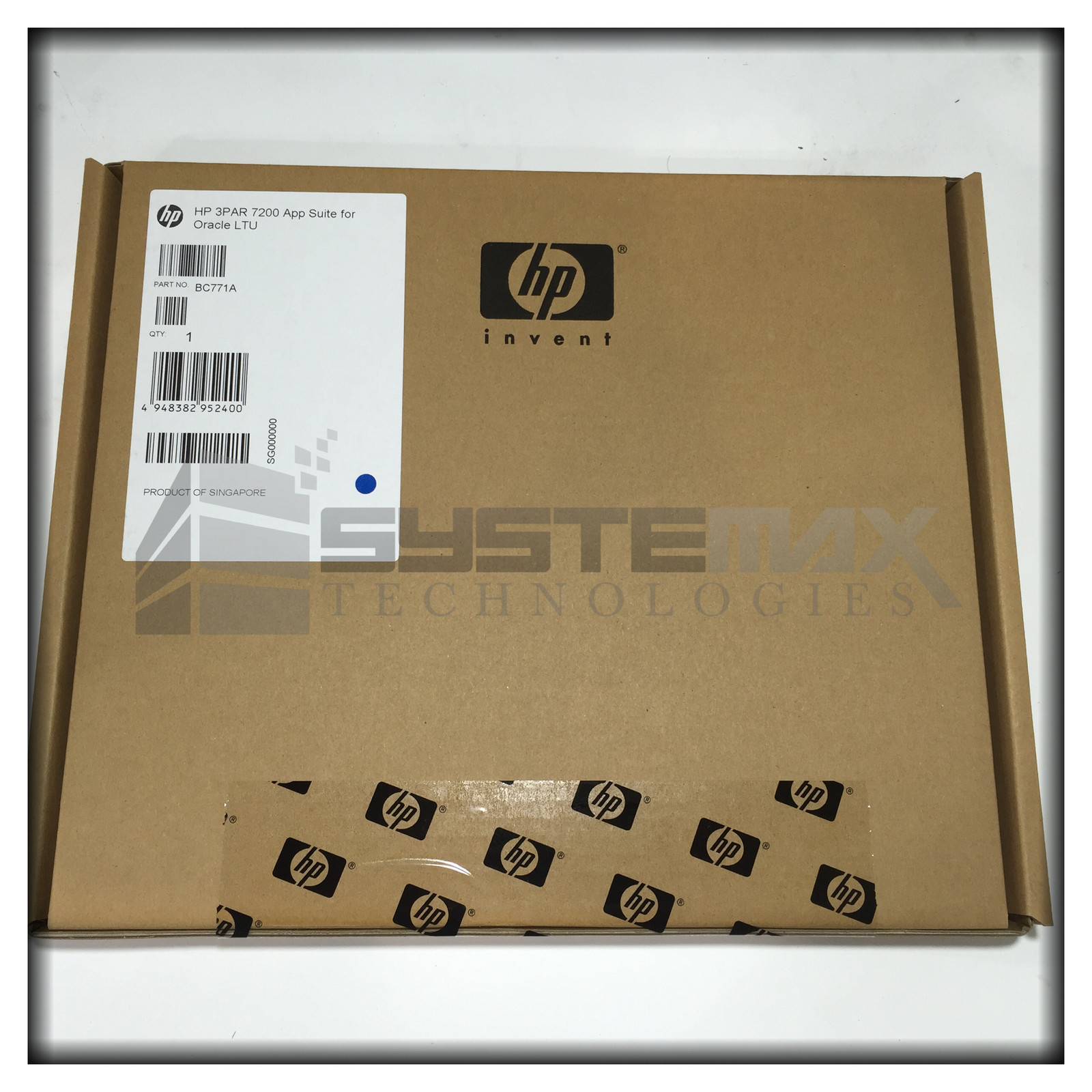 HP 3PAR 7200 Application Software Suite for Oracle LTU License BC771A