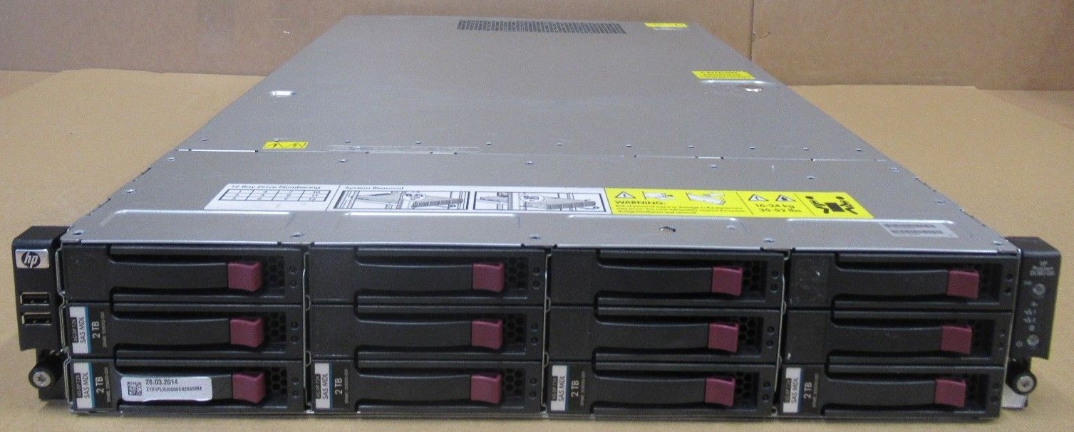 HP Proliant DL180 G6 E5620 4 Core 2.40GHz 10TB 12GB 2U Rack Server 507168-B21