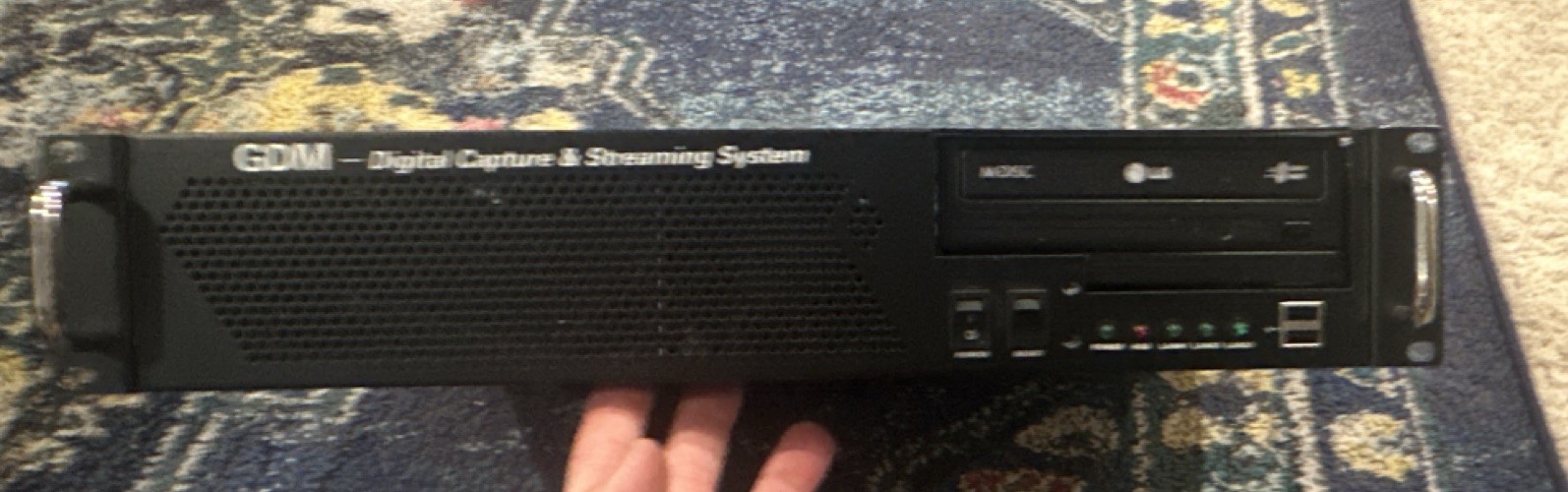 GDM Digital Capture & Streaming System Rackmount Server Intel CPU 6GB RAM Ether…