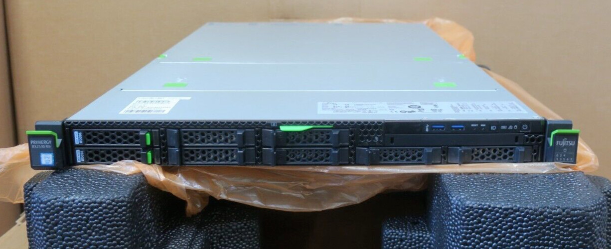 Fujitsu Primergy RX2530 M5 2x 12C Gold 6246 128GB Ram 2x 960GB SSD 4-Bay Server