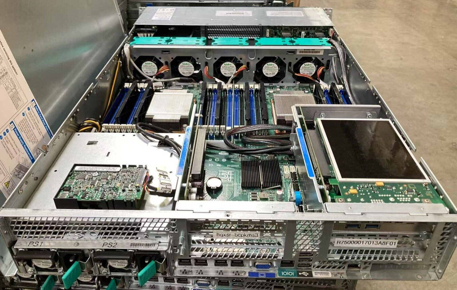 R2208WT2YS Intel 2U Server Barebone System Chassis w/ 2x 750W PSU + Fans