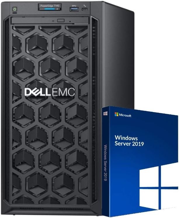 Dell PowerEdge T140 Mini Tower Server with Intel Xeon 3.3GHz CPU, 3 YR Warranty