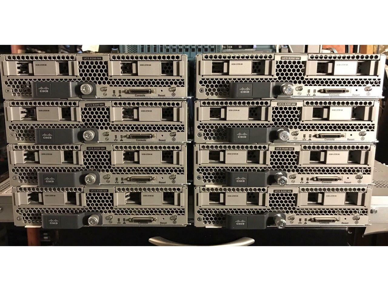 Cisco UCS 5108 + 8 x B200 M4 Blade Servers CTO 0M UCSC-B200-M4