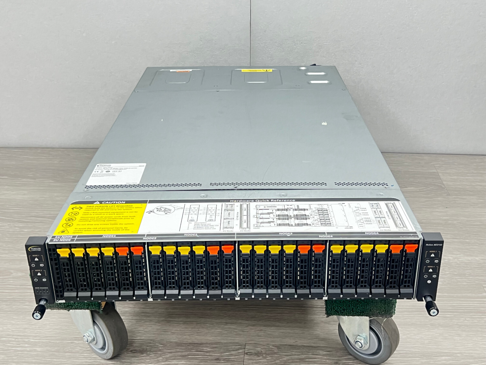 Penguin Computing Relion XE2142 4 Node Server Chassis w 4xGigabyte MH61-HD3 Node