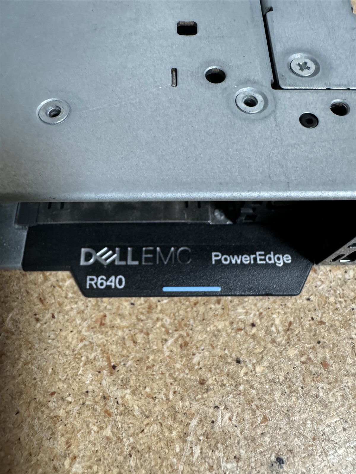 DELL POWEREDGE R640 10SFF 2x 8C GOLD 6144 3.5GHz 128GB RAM 10x 600GB SAS H740P