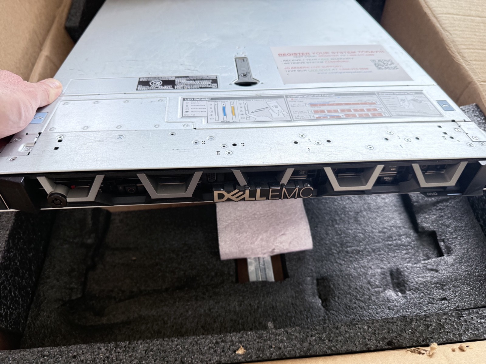 Dell PowerEdge R640 Server 384GB 2x Gold 6130 2.1GHz 32 Cores H730P 2x 1.2GB SAS
