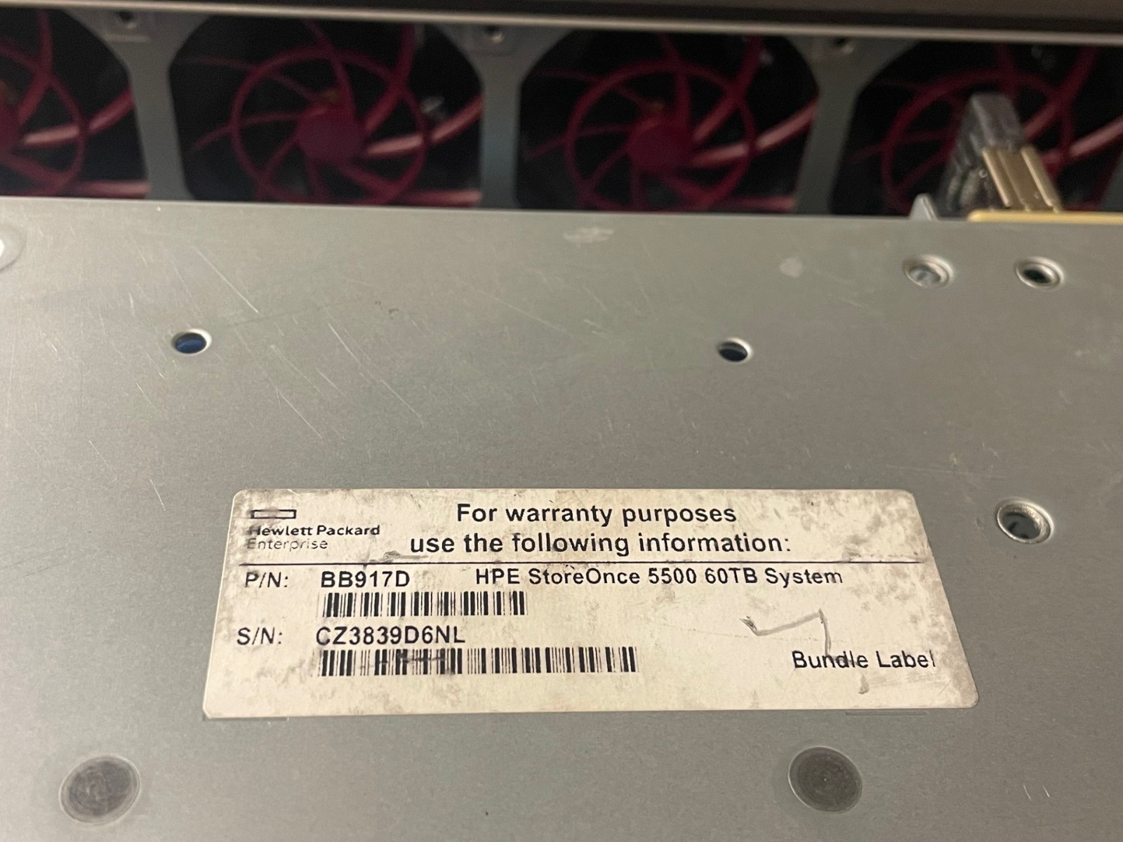 794755-001 HPE Storeonce 5500 server node. e5-2698 v3 x 2 no memory. 2 x raid