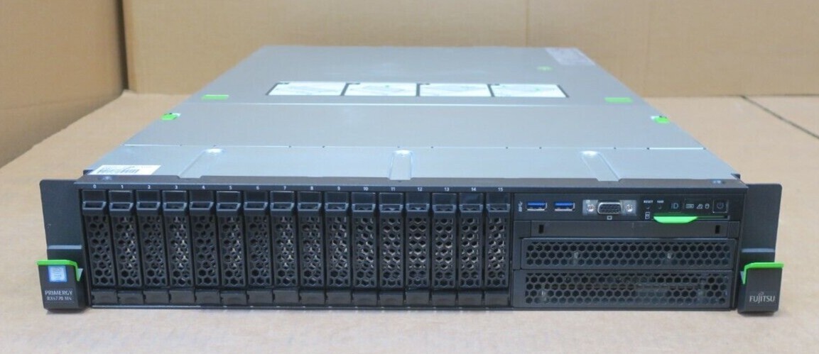 Fujitsu Primergy RX4770 M4 CTO 4x CPU 48x DIMM Slots 16x 2.5″ Bay 2U Server