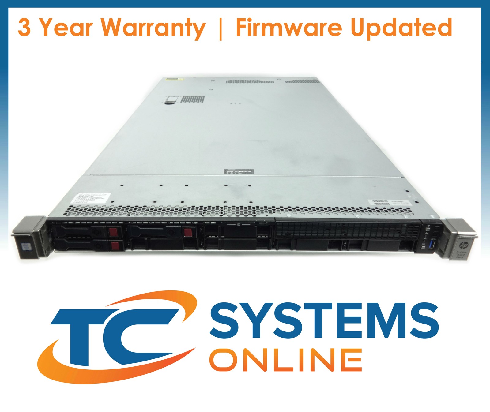 Proliant DL360 G9 8SFF 2x E5-2650V3 2.3GHZ =20C/40T 256GB 4x 1.2TB 12G P440AR