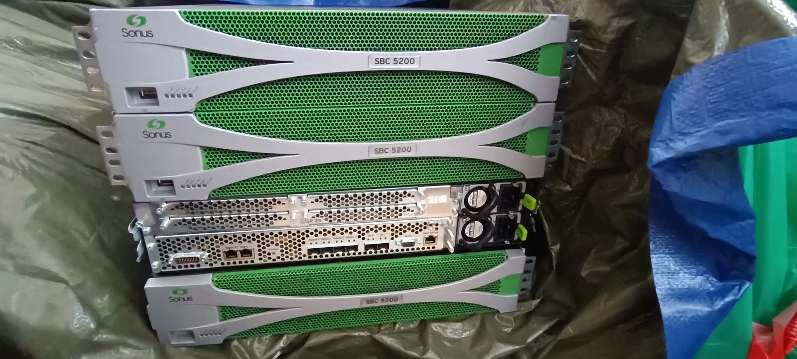 SONUS SBC5210 / VoIP gateway SNOW-1301 WITH DSP25 + 2x PSU