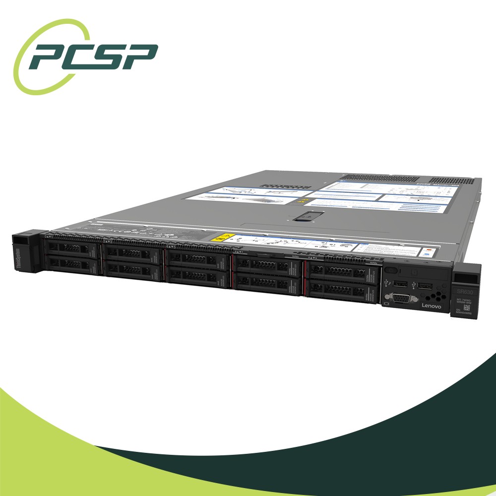 Lenovo ThinkSystem SR630 Server 10B SFF 24 Cores Gold 5118 128GB Ram 930-24i