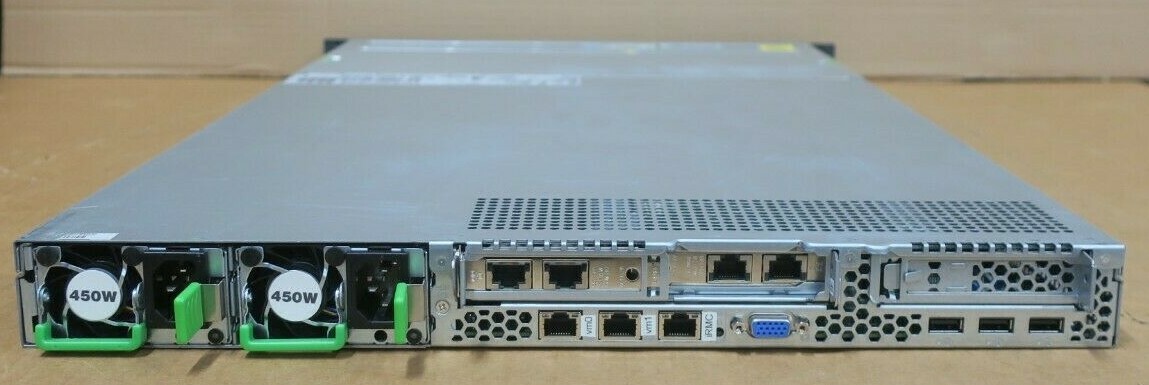 Fujitsu Primergy RX200 S8 2x Eight-Core E5-2640v2 288GB Ram 8-Bay 1U Rack Server