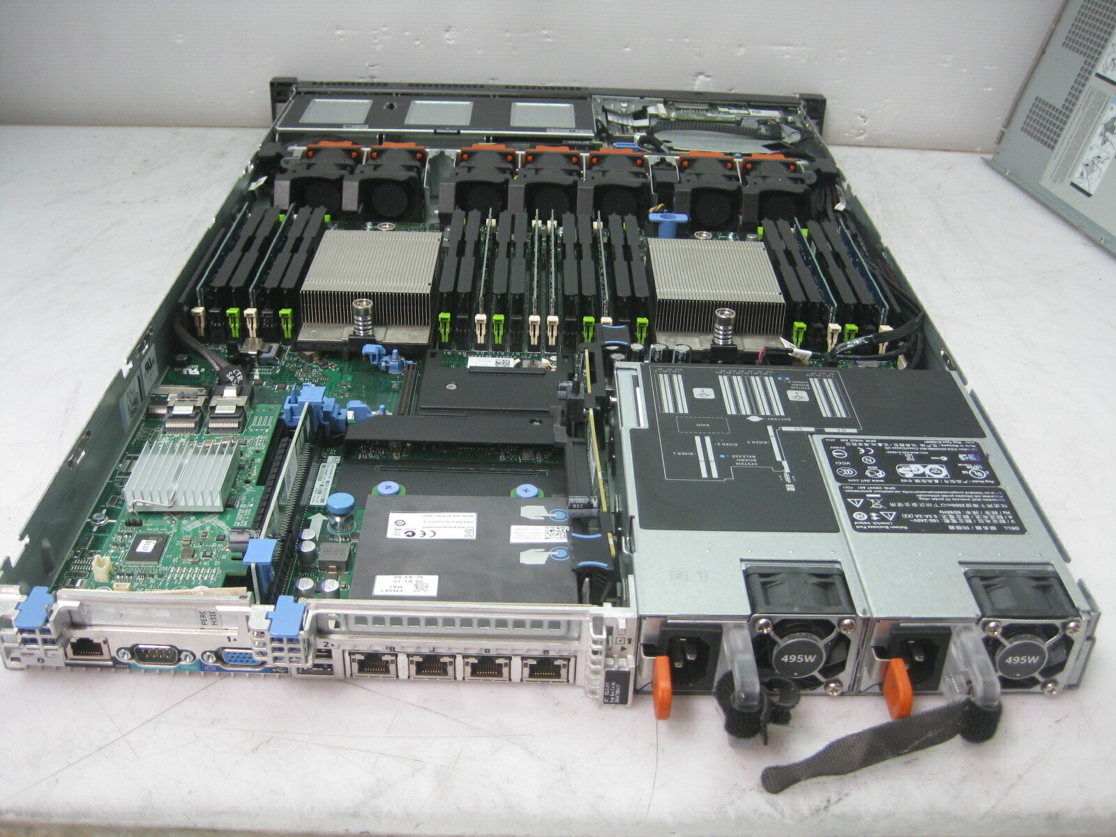 USED DELL PowerEdge R620 SERVER 2x E5-2603 4C@1.8GHz 16GB RAM PERC H310 2x 250GB