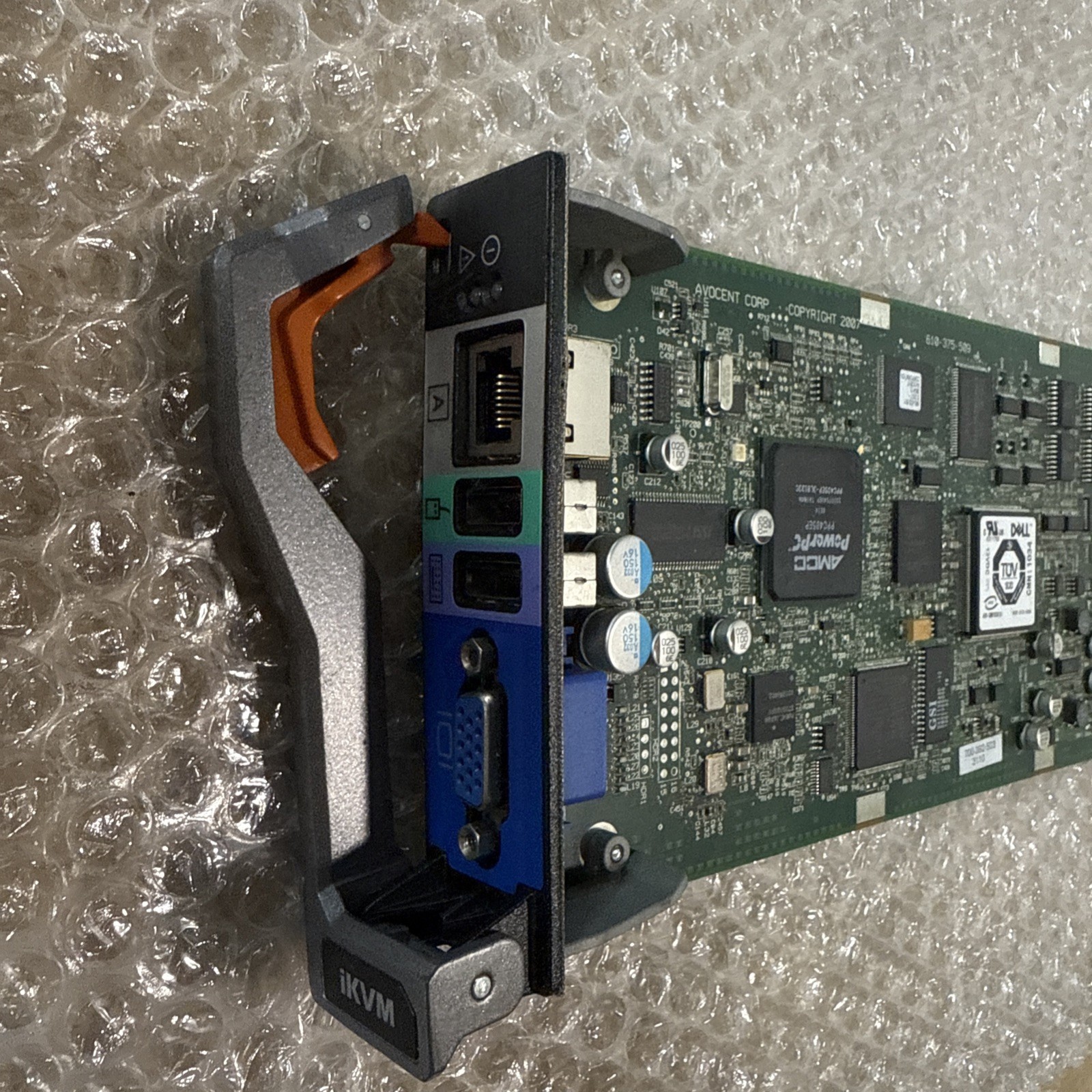 dell poweredge M1000E Avocent Corp 610-375-509 IKVM Card