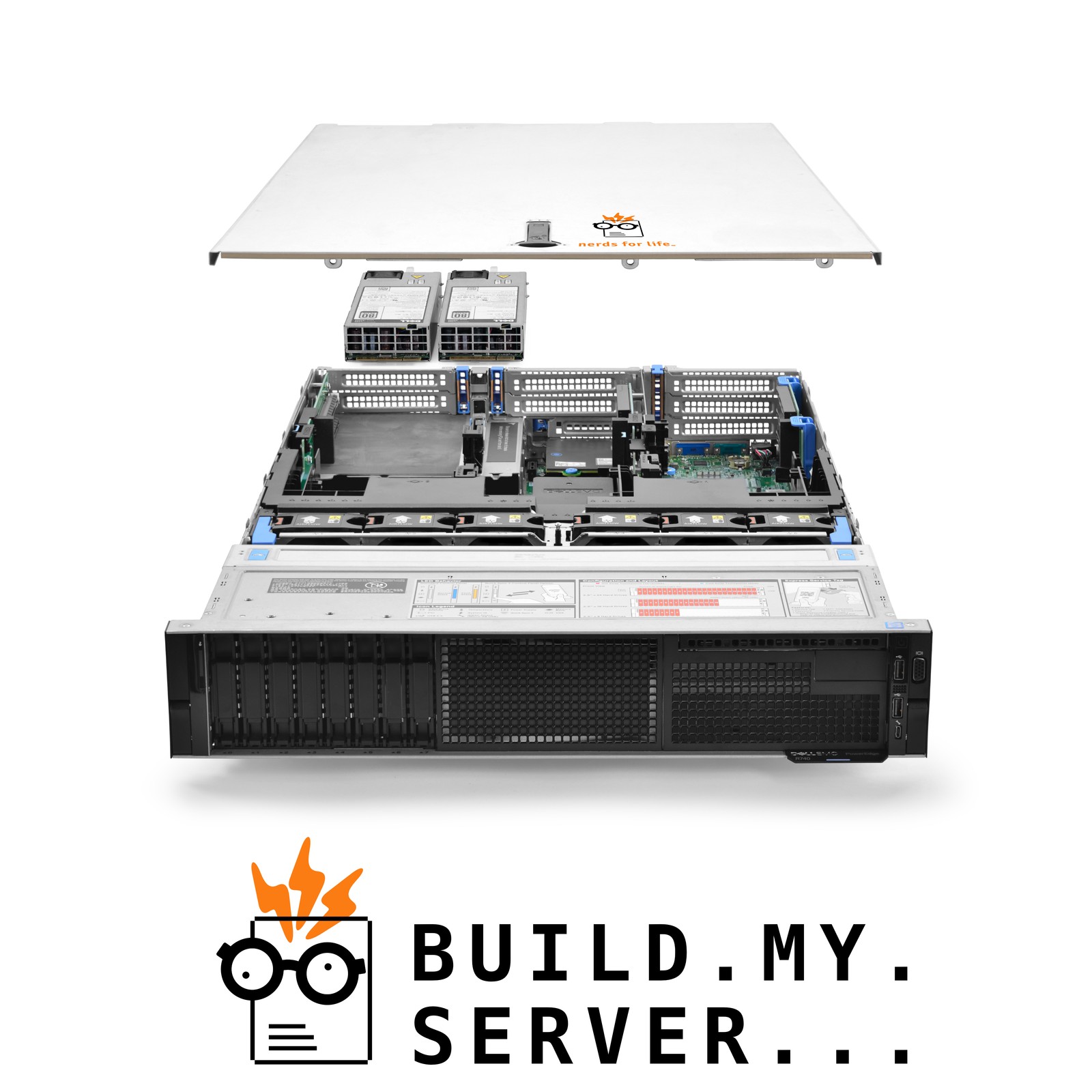 Dell PowerEdge R740 8B SFF Server 2.70Ghz 56-Core 576GB RAM + 14TB SAS 12G HDDs