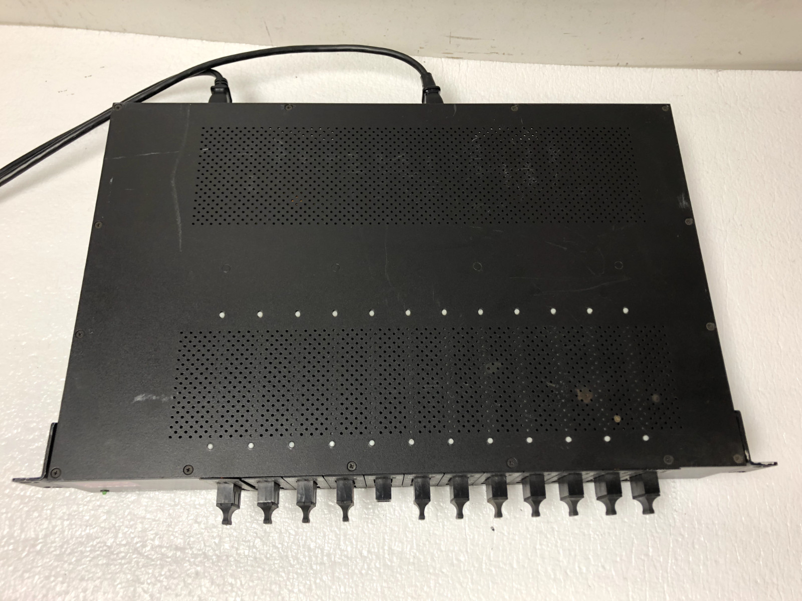Canary CCM-1200 Rackmount Converter w/ 12x CCM-1241-SM UTP to Fiber Converter