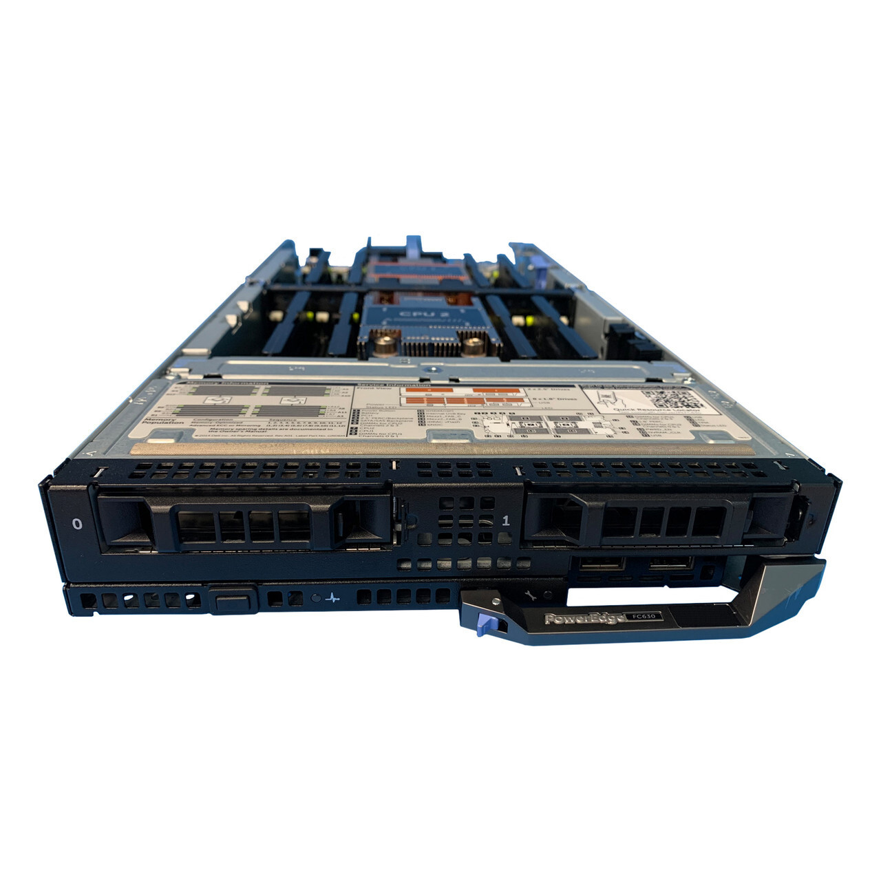 Poweredge FC630 Node Server Chassis w/2 x Heatsinks, iDrac 8 Enterprise