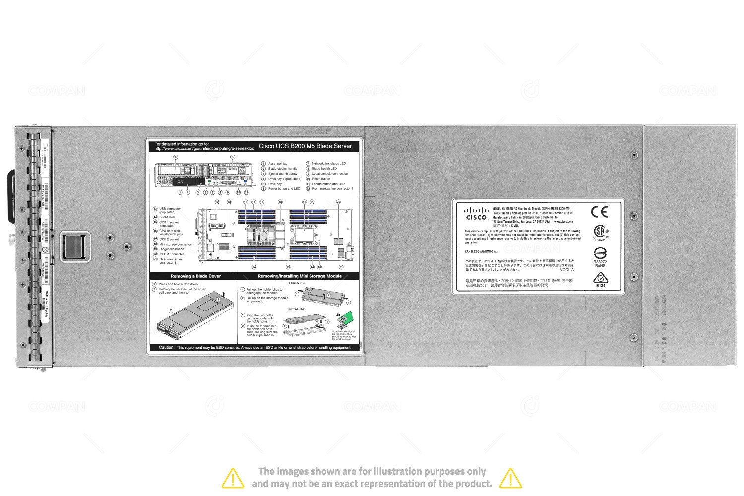 CISCO Blade Server UCS B200 M5-2SFF 2x Xeon Gold 6142 1TB RAM