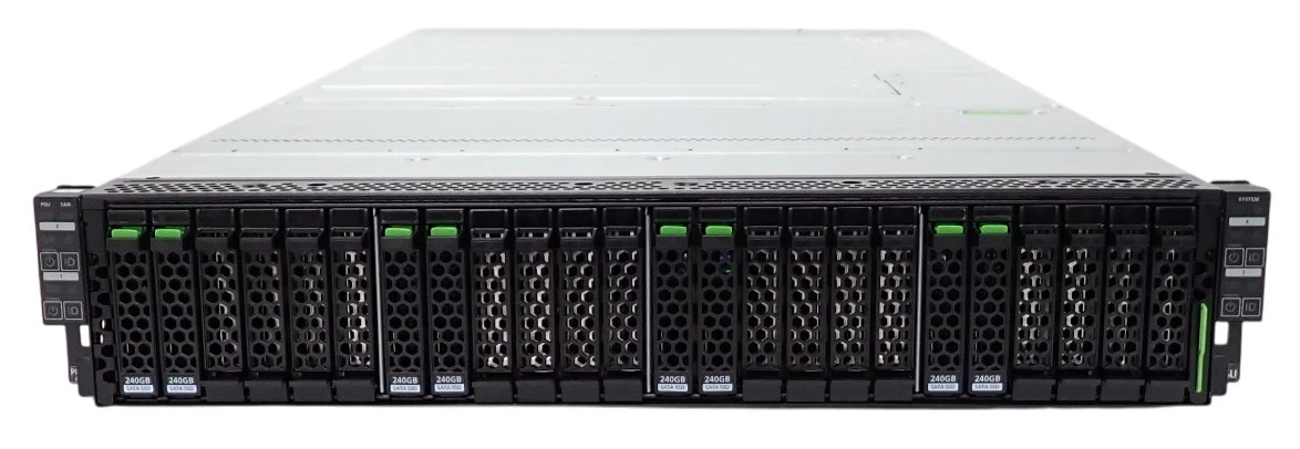 Fujitsu Primergy CX400 M4 + 4x CX2560 M5 2x Gold 6230/256GB/2x240GB Server Node