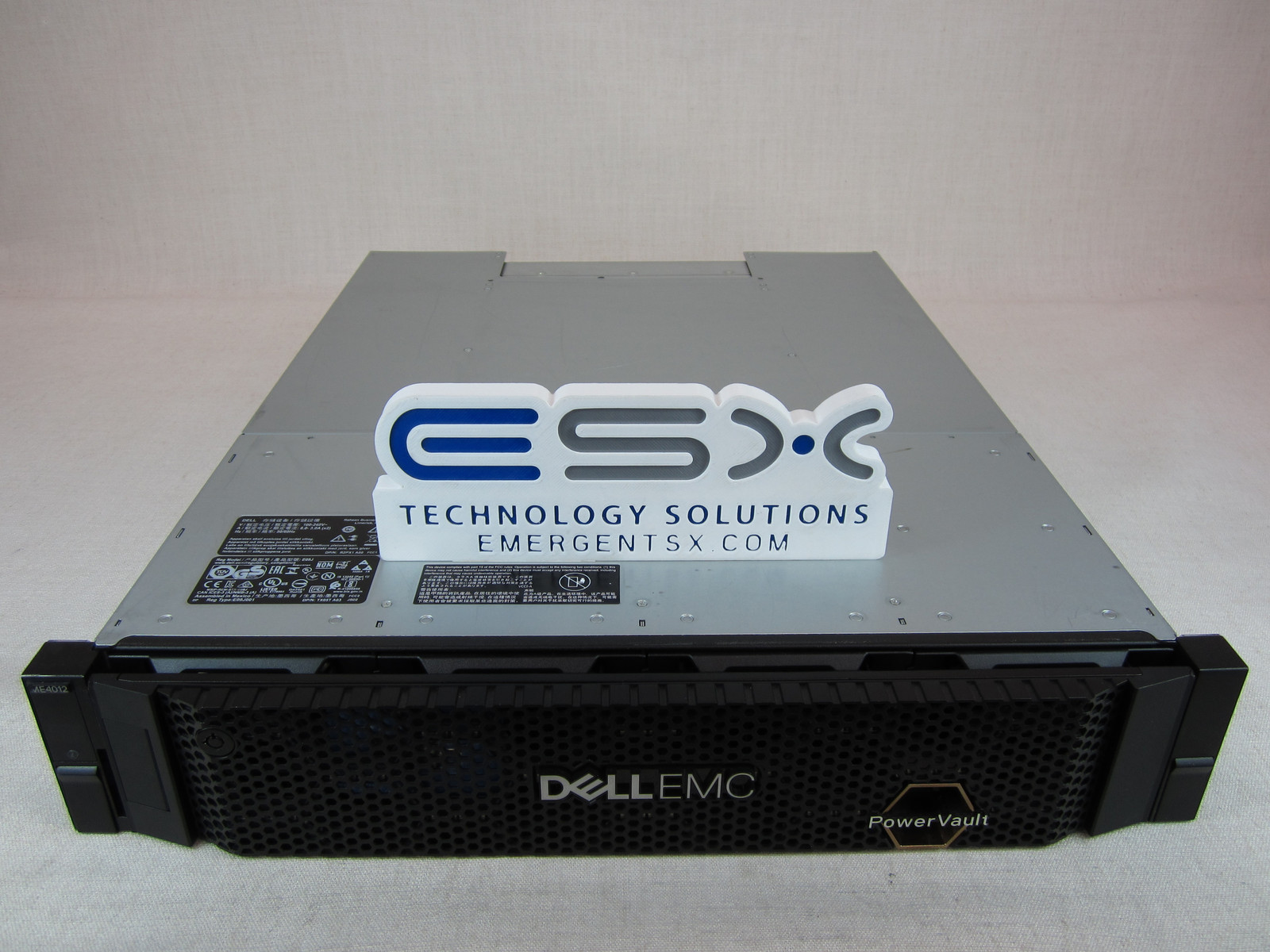 120TB Dell PowerVault ME4012 Storage – 2x 10G SFP+/16GB FC Controller, 2x PSU