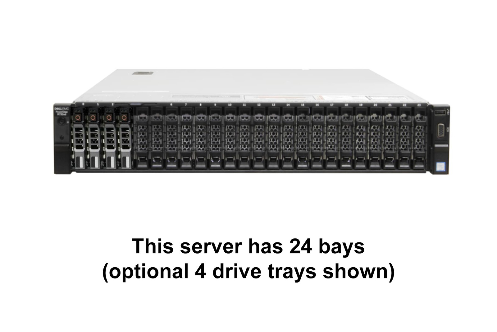 Dell PowerEdge R730XD Server 2x E5-2699 V3=36 Cores H730 256GB 12x trays +rails