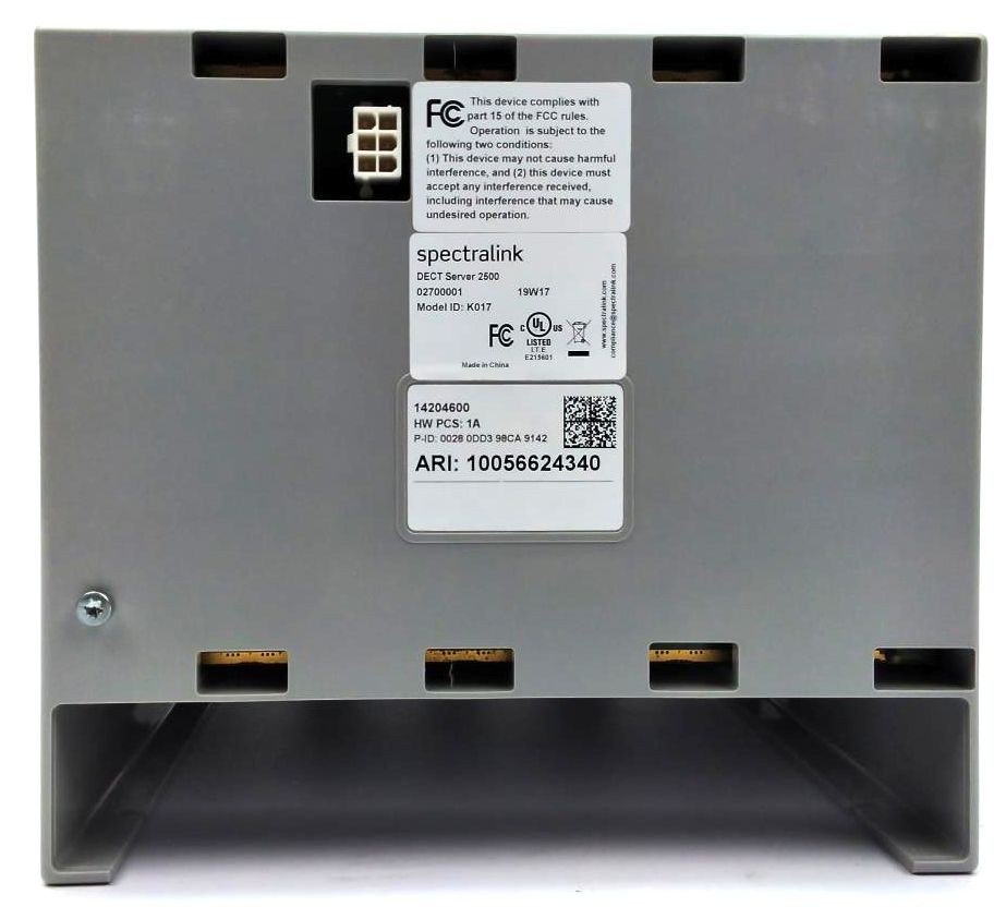Spectralink DECT Server 2500 K017 Flexible Modular Wireless Solution 02700001