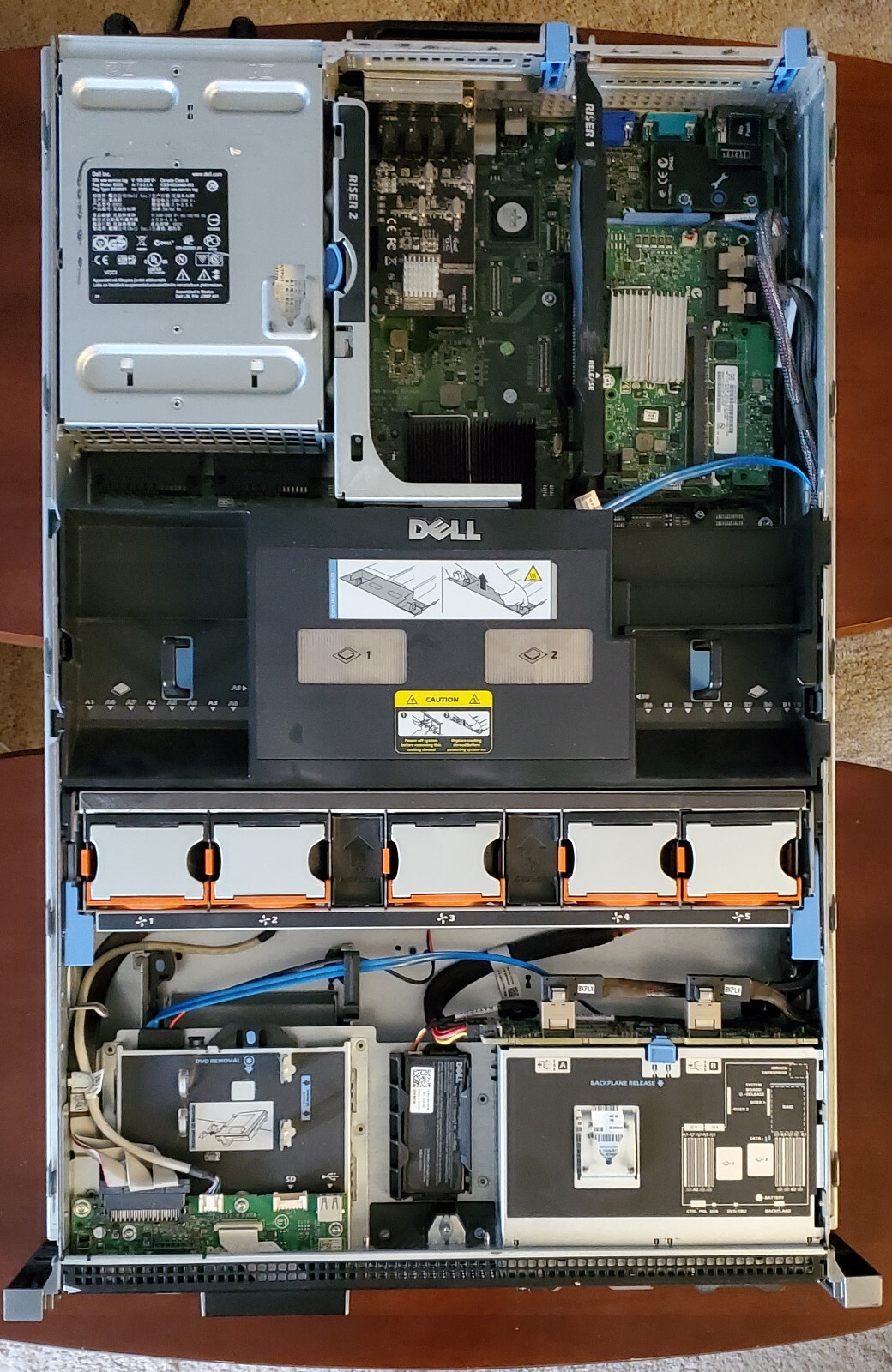 Dell PowerEdge R710 SFF 2U, 2x Xeon X5660/96GB/2xHDD w/RAILS *Read Description*