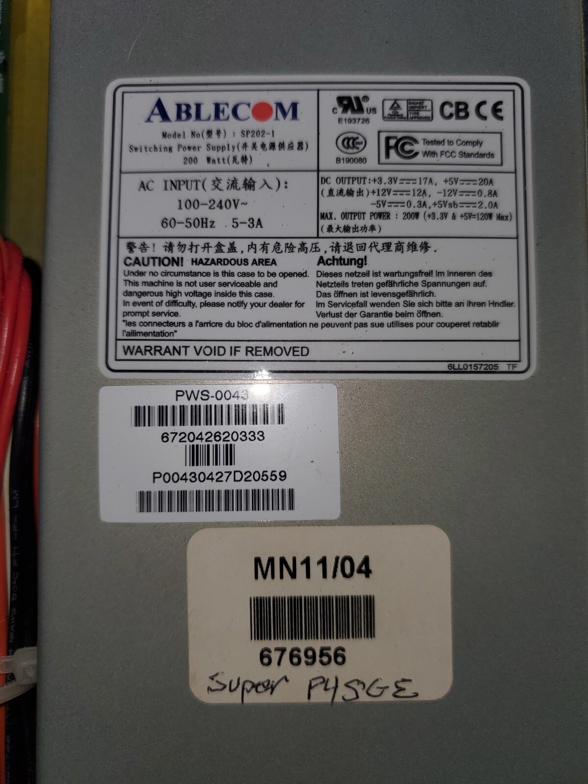Supermicro Rack Computer System. READ DESCRIPTION BELOW