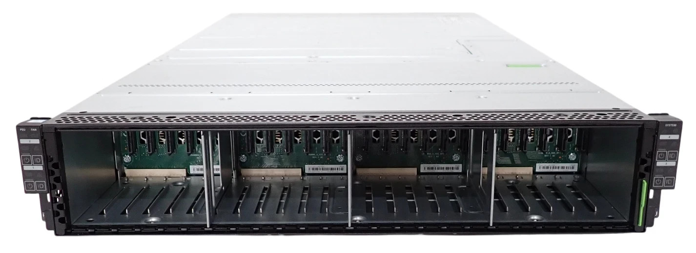 Fujitsu Primergy CX400 M4 24x 2.5″ Bay Chassis + 4x CX2560 M5 CTO Server Node