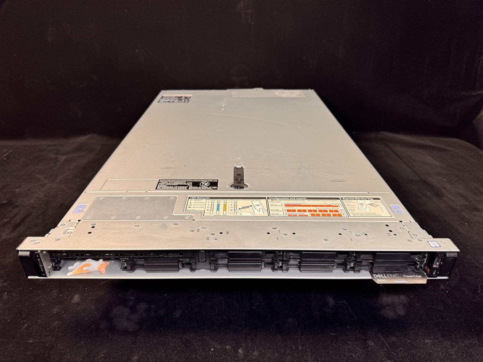 DELL POWEREDGE R640 8SFF 2x 12 CORE GOLD 5118 2.3GHZ 64GB RAM 2x 400GB SSD H740P