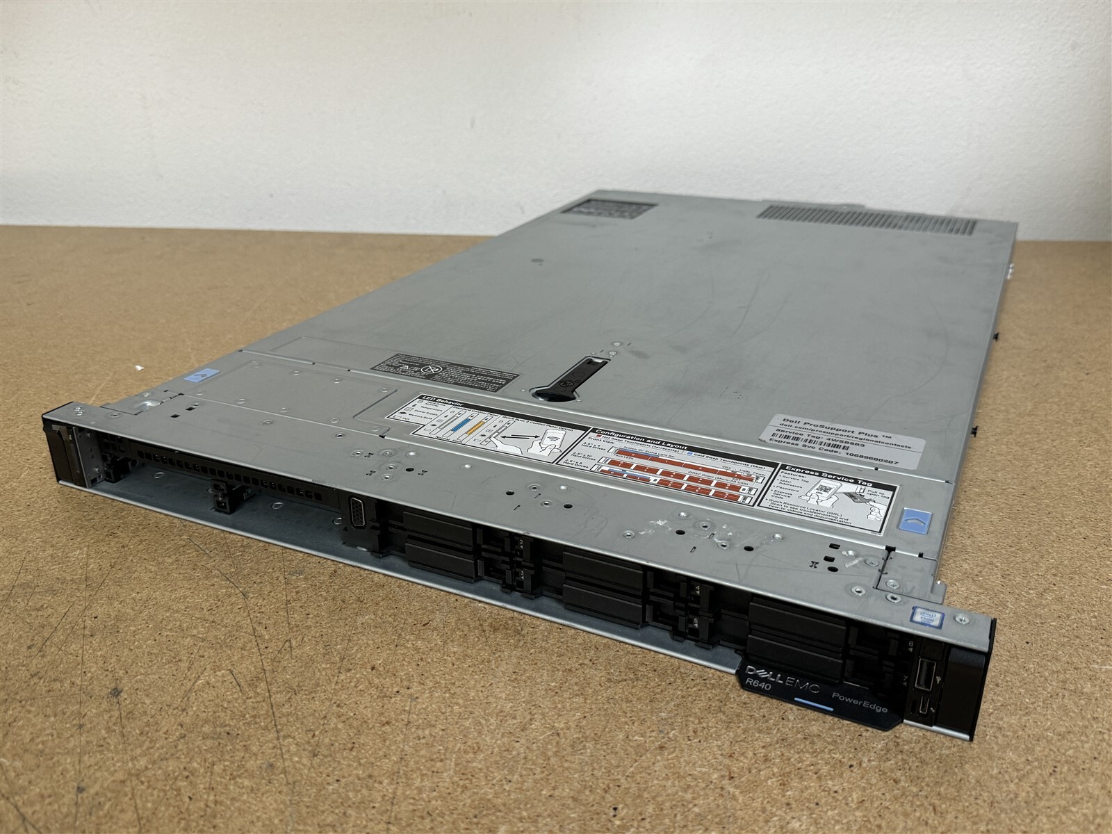 DELL POWEREDGE R640 10SFF 2x 12C Gold 5118 2.3GHz 128GB RAM H740P NO HDD