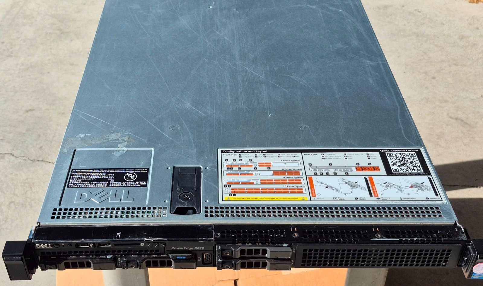 Dell Poweredge R620 server 2x 12-Core 2.7GHz E5-2697v2,2x 600GB SAS 10K,64GB RAM