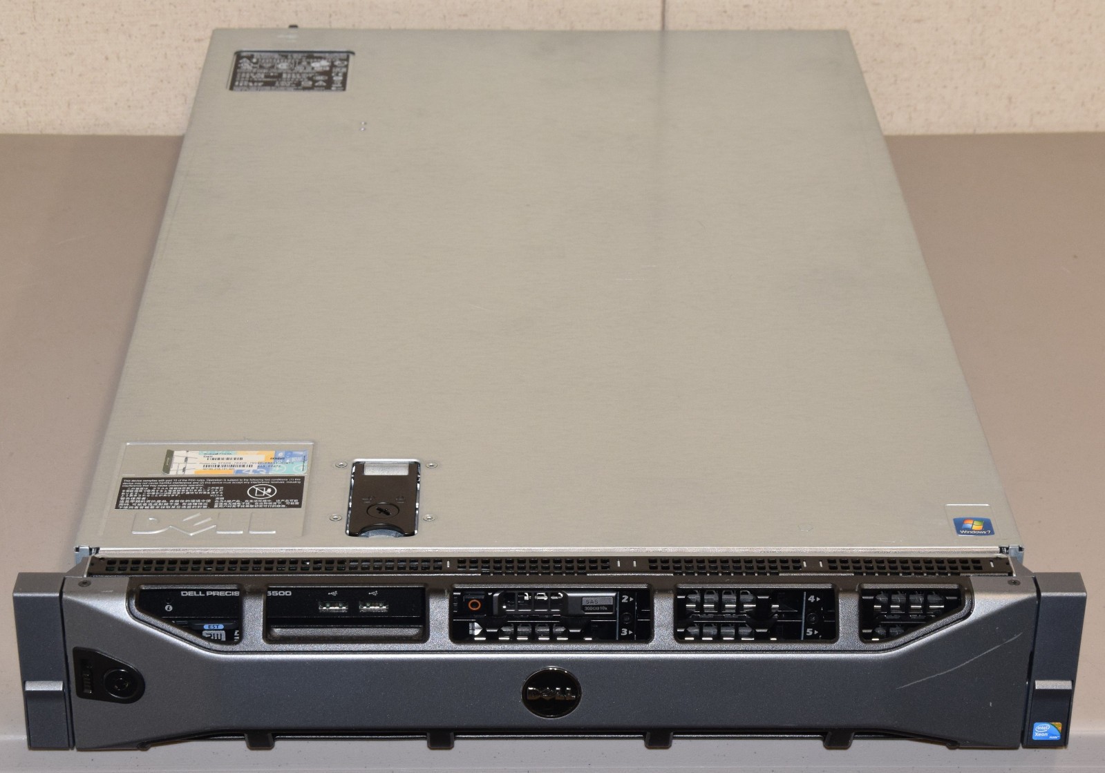 Dell Precision Rack R5500 Dual Xeon E5603 Quad Core 48GB DDR3 128GB SSD 1100W